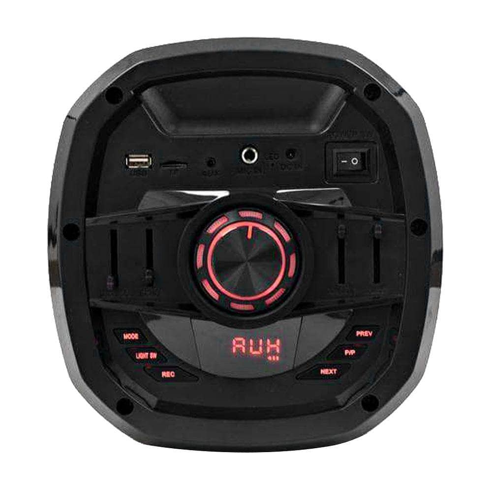 SA-KP206 - Powered Portable Dual 6.5 Inch Party & Karaoke Speaker -  Bluetooth, Wireless Microphone and Remote