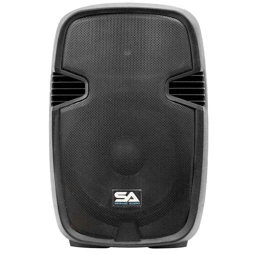 Seismic Audio - Par de bocinas de DJ de 15 pulgadas PA, 700 Watts Pro Audio  - Principales, monitores, bandas, karaoke, iglesias, bodas