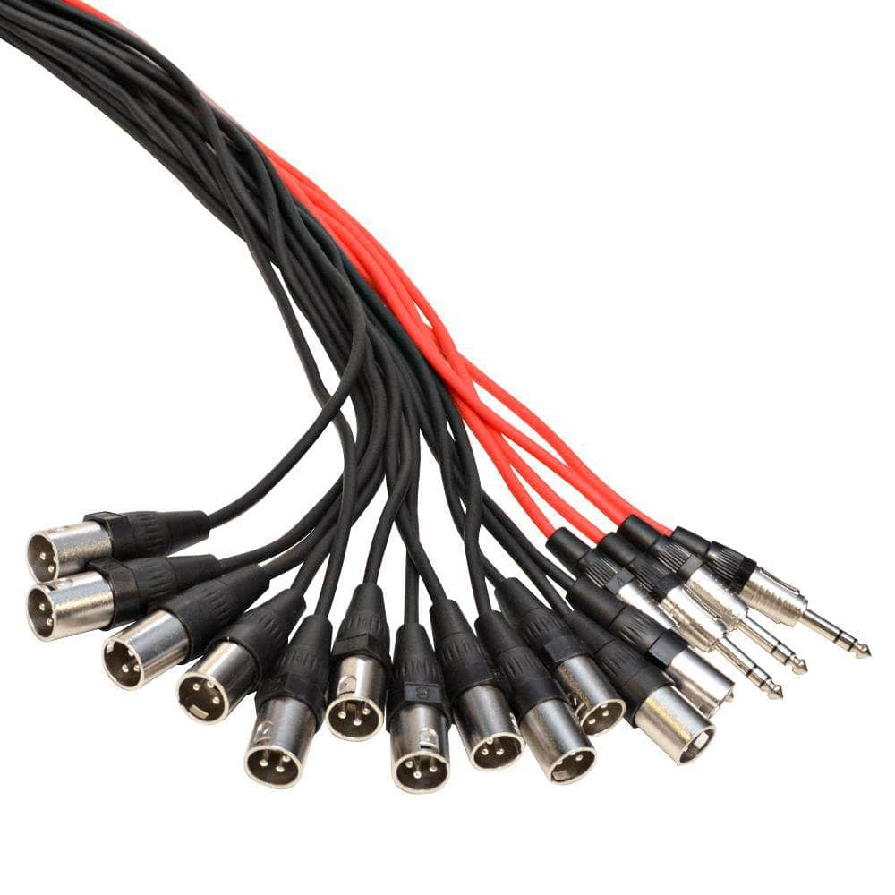 12 Channel 50 Foot XLR Low Profile Snake Cable with Stage Box | 4