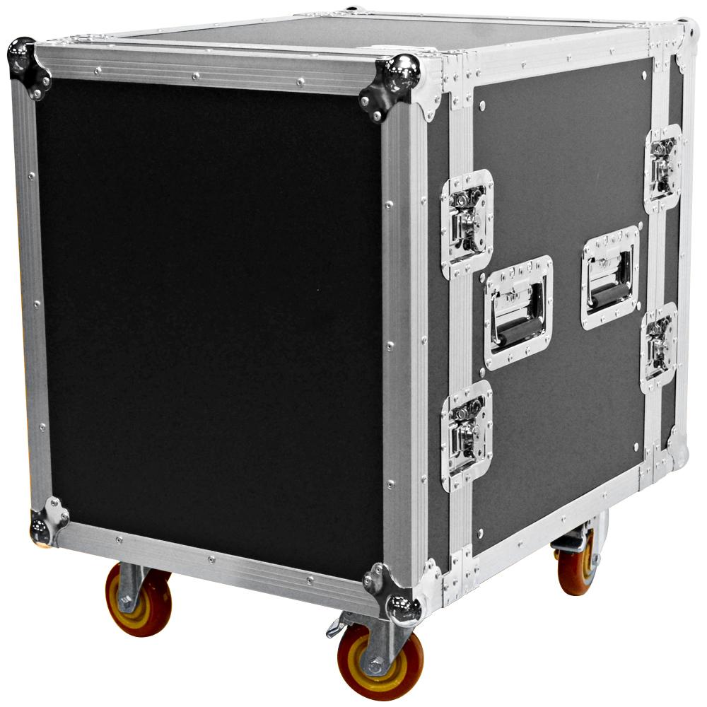 FCP 12 U Flight Case 12U + Incline Plan 10U Flight case rack Power acoustics