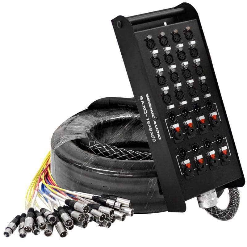 Snake Cable | 16 Channel Sends | 8 Returns | XLR | TRS | Recording